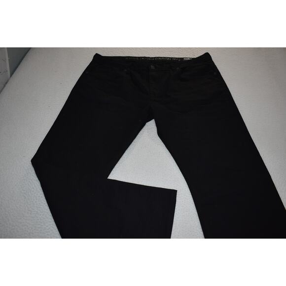 Buffalo David Bitton Jeans Mens Size 40 x 32 Black Straight Slim Stretch Denim - Picture 2 of 8